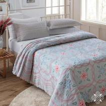 Colcha casal aveludada aconchego 2,20 m x 2,40 m SOLITUDINE JOLITEX anti- alérgico.