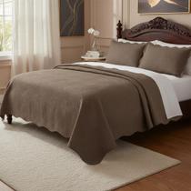 Colcha Casal Camesa Twister 3 Peças Microfibra Macia 220x240cm Premium Colcha Casal Camesa Twister 3 Peças Microfibra Macia 220x240cm Premium