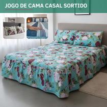 Colcha Casal Cobre Leito Aveludado Bordado Com Porta Travesseiro Premium Cores Sortidas