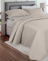 Colcha Casal Cobre Leito Kit 3 Peças Liso Cama Box Padrão Decoração Quarto - Rozac Colcha Casal Cobre Leito Kit 3 Peças Liso Cama Box Padrão Decoração Quarto - Rozac