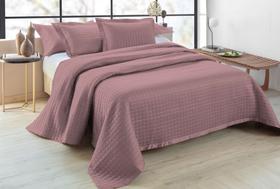 Colcha Casal Cobre Leito Melbourne Rozac 3 Peças Matelada Toque Acetinado Colcha Casal Cobre Leito Melbourne Rozac 3 Peças Matelada Toque Acetinado