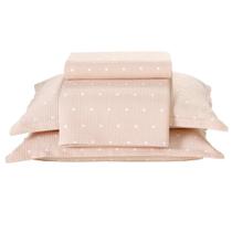 Colcha Casal Dohler Piquet Favo Estampada 100% Algodão Macia 3pçs