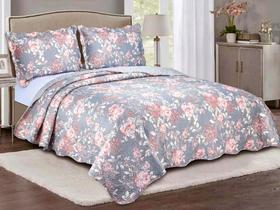 Colcha Casal Evolution Patchwork Nuance