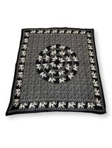 Colcha Casal Indiana Algodão Estampa Mandala com Elefante
