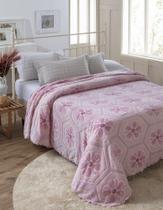 Colcha Casal Jolitex Aveludada Aconchego 220x240cm Alto Relevo Desenho:L'Amore Rosa Colcha Casal Jolitex Aveludada Aconchego 220x240cm Alto Relevo Desenho:L'Amore Rosa