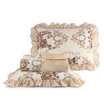 Colcha Casal para uso Diario com Sarja Babado Padrao