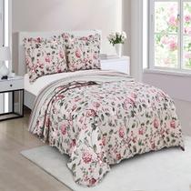 Colcha Casal Patchwork Camesa Sortidas 220x240cm