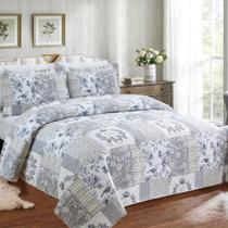 Colcha Casal Patchwork Ultrassonic Sultan Realce Premium