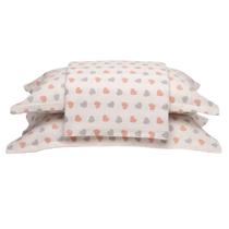 Colcha Casal Piquet Dohler 03 Peças Estampada 2,20x2,50m