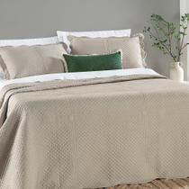 Colcha Casal Queen 3 Peças Micropercal 200 Fios - Coleção Chess