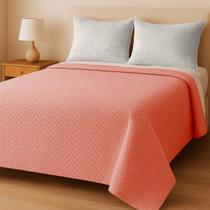 Colcha Casal Queen Cobre Leito Matelado Ultrassônico