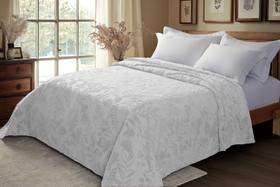 Colcha Casal Vintage Classic Lavanda 220x240cm Branco Nivea Jolitex Colcha Casal Vintage Classic Lavanda 220x240cm Branco Nivea Jolitex