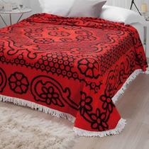 Colcha Chenille Casal Bruna Canelada Jolitex 2,20 X 2,40 Com Franja
