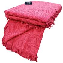 Colcha Chenille Casal Tradicional Autêntica Estilo Antigo