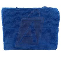 Colcha Chenille Ipanema Casal Azul Royal