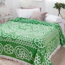 Colcha Chenille Jolitex Canelada Casal Bruna Verde Colcha Chenille Jolitex Canelada Casal Bruna Verde