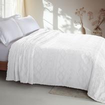 Colcha Chenille Jolitex Casal Vintage Memories Toque de Algodão