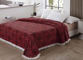 Colcha Chenille Jolitex Com Franja Isadora 220x240m Vermelha Colcha Chenille Jolitex Com Franja Isadora 220x240m Vermelha