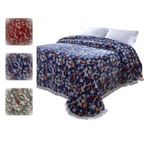 Colcha Chenille Rafaela 220x240m ul - Toque Macio Colcha Chenille Rafaela 220x240m ul - Toque Macio