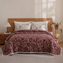 Colcha chenille valentina - 2,20 x 2,40 - vinho - jolitex Colcha chenille valentina - 2,20 x 2,40 - vinho - jolitex