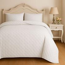 Colcha Cobre leito 3 Peças Casal Queen Balle Dots Matelado Box Quarto