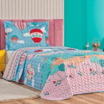 Colcha Cobre Leito Casa Show Solteiro 2 Peças - Balão - 100% Poliéster Colcha Cobre Leito Casa Show Solteiro 2 Peças - Balão - 100% Poliéster