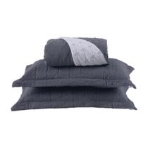 Colcha Cobre Leito Casal 3 Peças Cristal 200 Fios Bordado