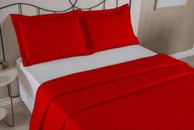 Colcha Cobre Leito Casal 3 Peças Para Cama De Madeira e Box Colcha Cobre Leito Casal 3 Peças Para Cama De Madeira e Box