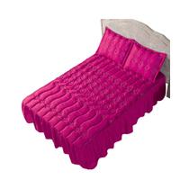 Colcha Cobre Leito Casal Eva Padrão 3 Peças Matelado