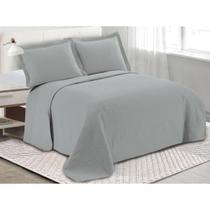 Colcha Cobre Leito Casal kit 3 peças Microfibra Soft Camesa