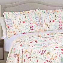 Colcha Cobre Leito Casal Roupa De Cama Dupla Face Kit 3 Pçs