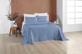 Colcha Cobre leito dupla face Queen 3 pç nobles 200 fios