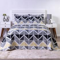Colcha Cobre Leito Estampada - linha Bouti Ultrasonic - Cama Casal/Queen & King