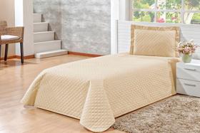 Colcha Cobre leito Felipe Solteiro 2 Peças Tecido Matelado Ideal Para Cama Box