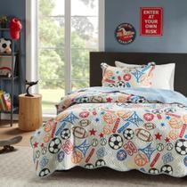 COLCHA COBRE LEITO INFANTIL MENINO SOLTEIRO STUDIO MIX CORTTEX SORTIMENTO 2 1,60 m X 2,40 m