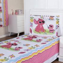 Colcha Cobre Leito Infantil Oxford Personalizada Stitch Solteiro 02 Peças Menina e Menino + Brinde Colcha Cobre Leito Infantil Oxford Personalizada Stitch Solteiro 02 Peças Menina e Menino + Brinde