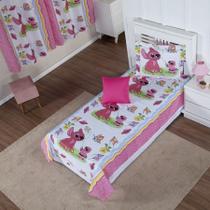Colcha Cobre Leito Infantil Stitch Rosa Solteiro + Capa de Almofada Colcha Cobre Leito Infantil Stitch Rosa Solteiro + Capa de Almofada