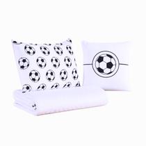 Colcha Cobre Leito Jogo Roupa Cama 5 Pçs Solteiro Elastico Fronha Futebol Quarto Menino Branco Macio Colcha Cobre Leito Jogo Roupa Cama 5 Pçs Solteiro Elastico Fronha Futebol Quarto Menino Branco Macio