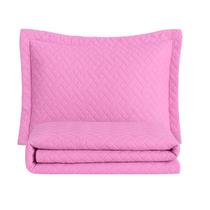 Colcha Cobre Leito Jogo Roupa Cama Solteiro 2 Pçs Matelado Elastico Fronha Quarto Menina Rosa Basico