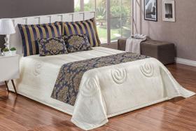 Colcha cobre leito king 2,90x2,70 viena 10 peças imperdível