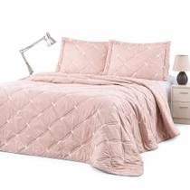 Colcha Cobre Leito King Luxo Premium 3 Peças Unique
