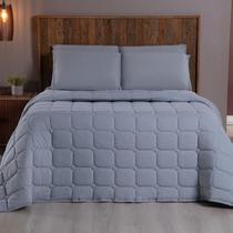 Colcha Cobre Leito Malha 100% Algodão Dupla Face Matelado