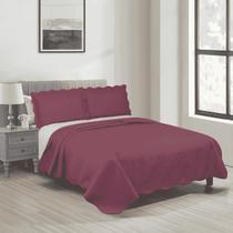 Colcha Cobre Leito Petala Cama Casal King 3 Peças