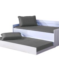 Colcha Cobre Leito Prático Sleep Bicama Solteiro Elástico Colcha Cobre Leito Prático Sleep Bicama Solteiro Elástico