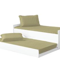 Colcha Cobre Leito Prático Sleep Bicama Solteiro Elástico Colcha Cobre Leito Prático Sleep Bicama Solteiro Elástico