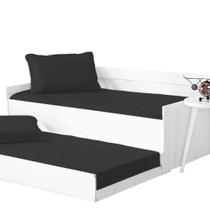 Colcha Cobre Leito Prático Sleep Bicama Solteiro Elástico