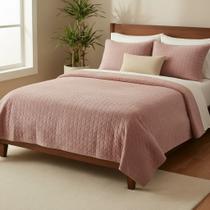 Colcha Cobre Leito Premium Reale Casal Queen
