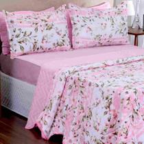 Colcha Cobre Leito Queen 01 peça Bouti Garden - Decoralle Colcha Cobre Leito Queen 01 peça Bouti Garden - Decoralle