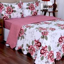 Colcha Cobre Leito Queen 01 peça Bouti Garden - Decoralle Colcha Cobre Leito Queen 01 peça Bouti Garden - Decoralle