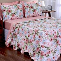 Colcha Cobre Leito Queen 01 peça Bouti Garden - Decoralle Colcha Cobre Leito Queen 01 peça Bouti Garden - Decoralle